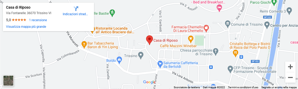 Mappa come raggiungerci