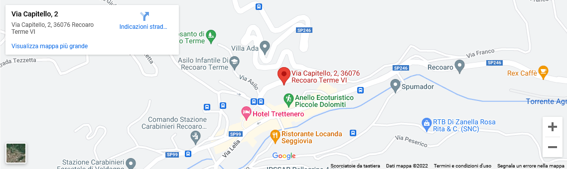 Mappa come raggiungerci